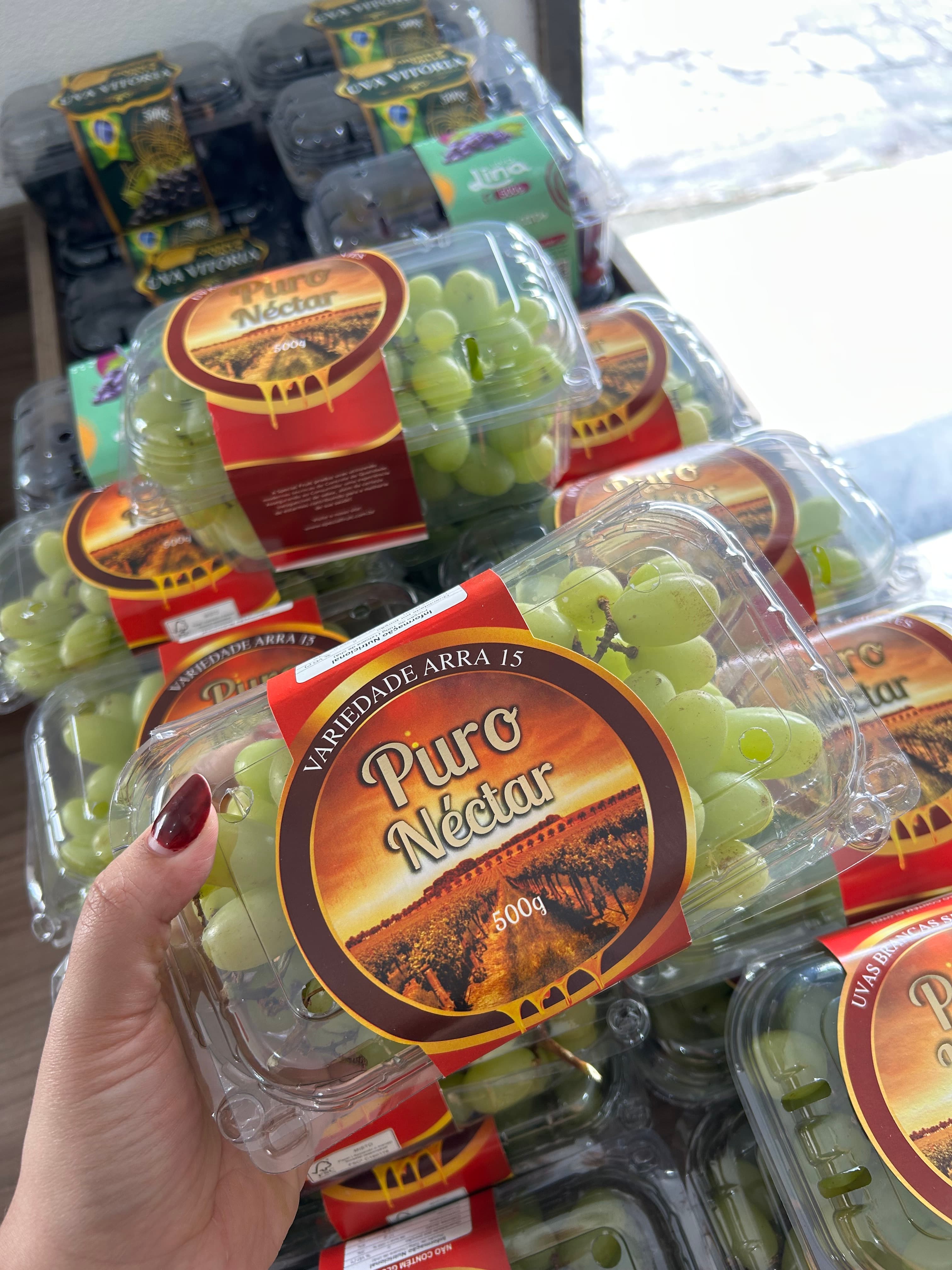 Bandeja de Uva Thompson (sem semente)