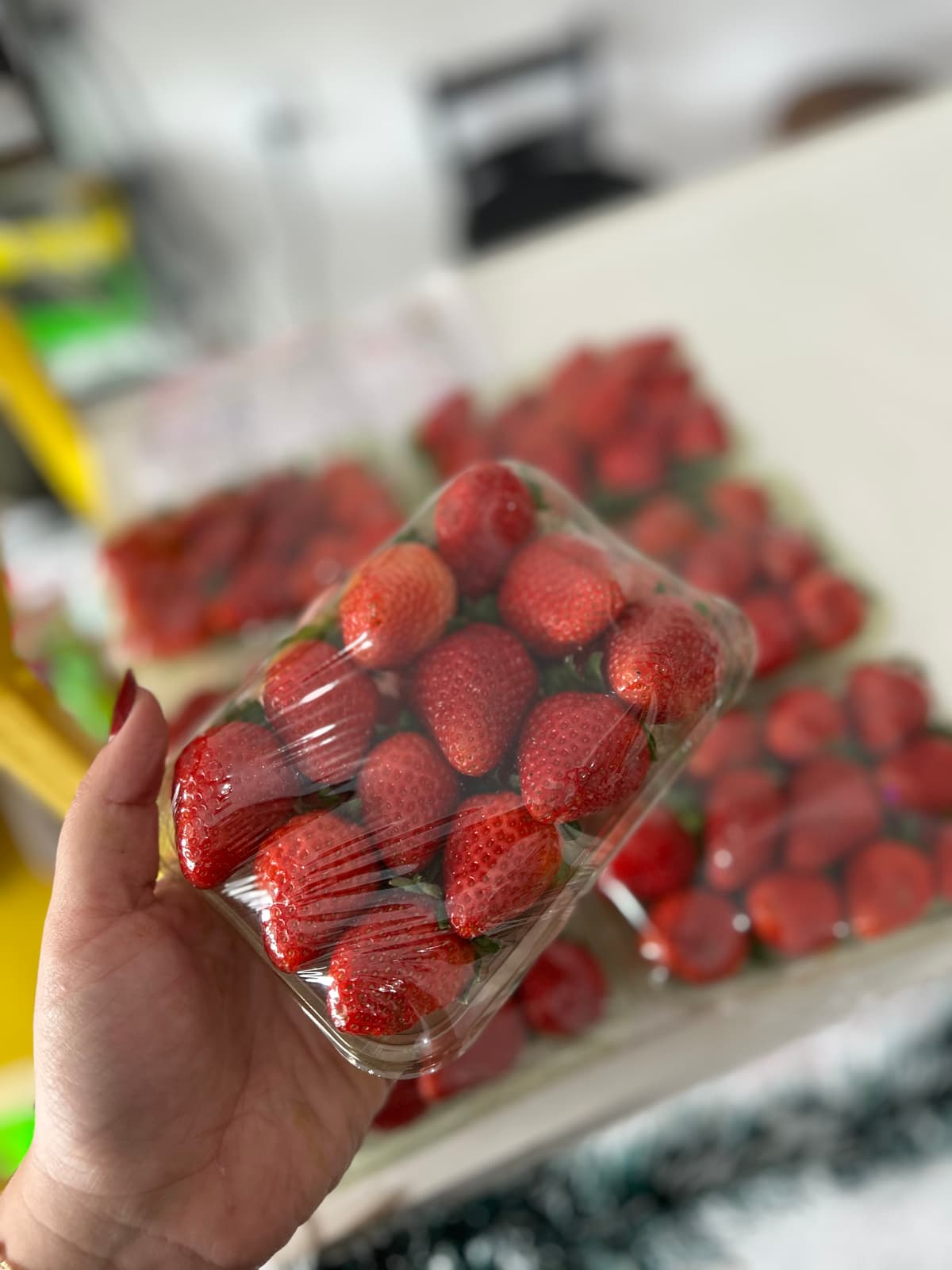 Bandeja de morango