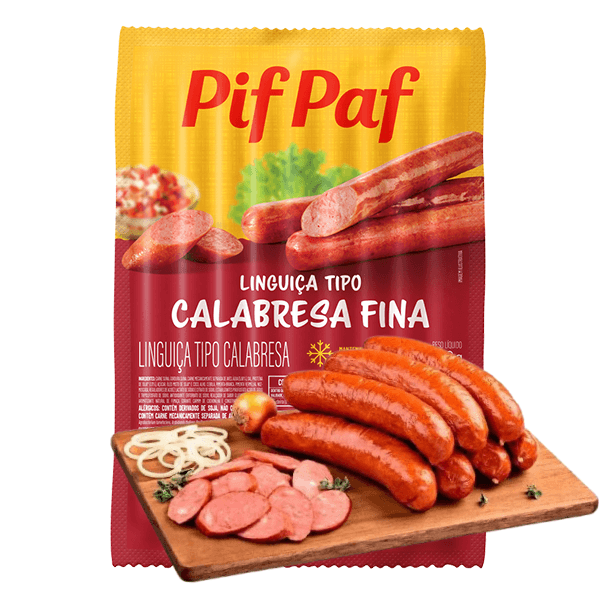 Linguiça tipo Calabresa Pif Paf